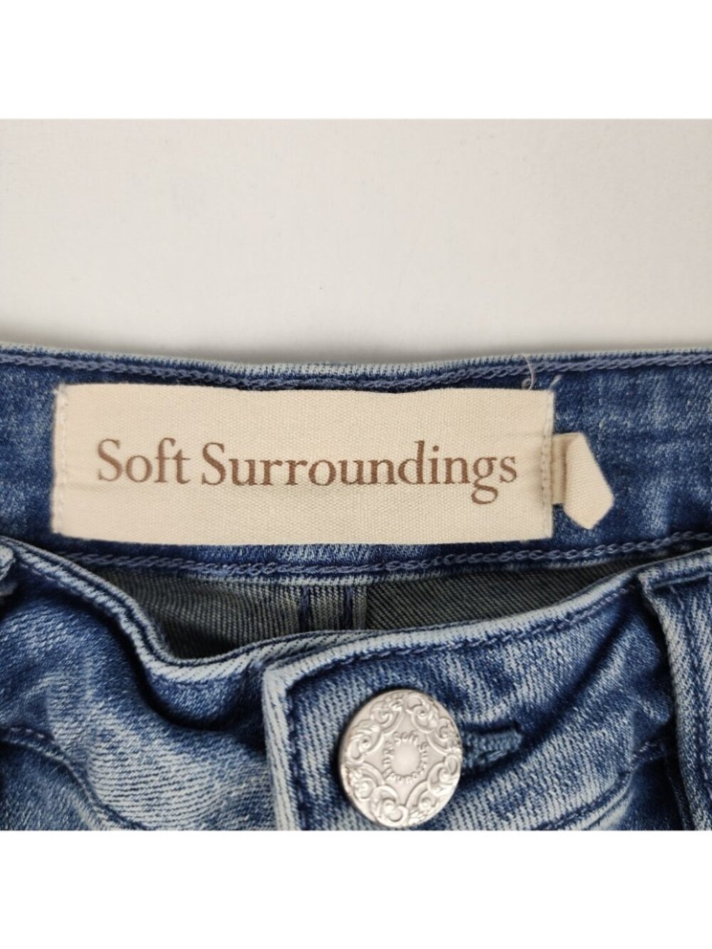 Soft Surroundings Jeans Womens 12 Blue The Ultimate Bootcut Denim (30x30) - Picture 4 of 9